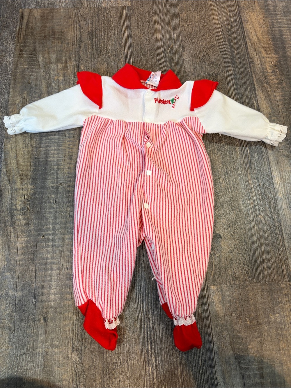 Vintage Playskool One-Piece Christmas Romper